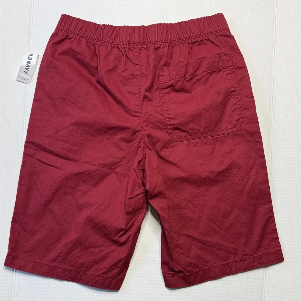 Old Navy Kids Red Elastic Waist Shorts - Picture 3 of 6